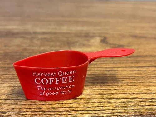 Vintage Harvest Queen Coffee Advertising Plastic Scoop Kitchen Red Owl Stores