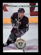 142 Paul Kariya 9 Ducks 1996 Donruss Hockey Sports Trading Card