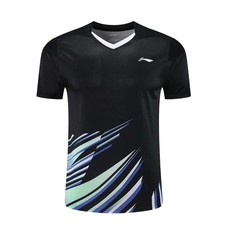 Li Ning Table Tennis Badminton T-shirt Men's Sports Short Sleeve Tee Top 260106