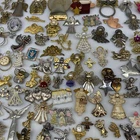 Huge Lot 100 Vintage ANGEL BROOCH Pins Brooches Rhinestone Costume Jewelry