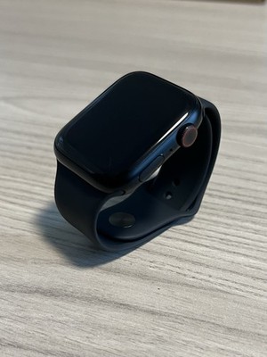 Apple Watch Series 7 45mm Aluminum Case w/ Sport Band - Midnight, GPS + Cellular