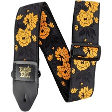 Ernie Ball Jacquard Polypro Guitar Strap Tangerine Rose