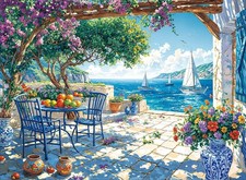Paint by Numbers for Adults and Kids Beginner, Coast Painting YH01740