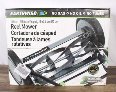 #ad Earthwise 16quot; 5 Blade Heavy Duty Reel Lawn Mower Model 1816 16EW New Open Box $99.99