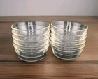 Vtg Set of 12 Fire King 10 Oz Ovenware Glass 4.5" Custard Bowls Anchor Hocking