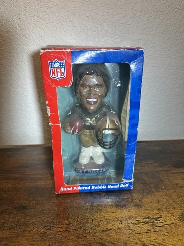 NFL Ricky Williams Hand Painted Bobblehead Doll 6" in Original Box