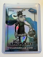 2026 Topps Disney Neon #EM-3 Epic Mickey Clarabelle Cow (Topps Chrome)
