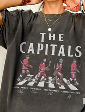 Washington Walking Road Signatures Ice Hockey charcoal color Shirt VK11439