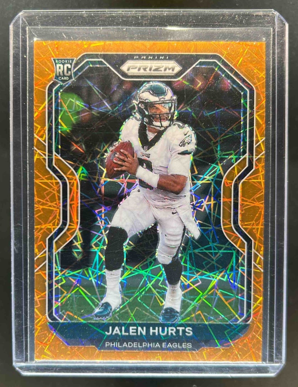2020 Prizm Jalen Hurts RC Lazer Rookie #343 Eagles