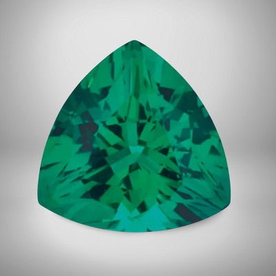 Emerald Trillion Cut Gemstone 0.62 Cts - 6 mm AAA+ Precious Jewelry Gem #