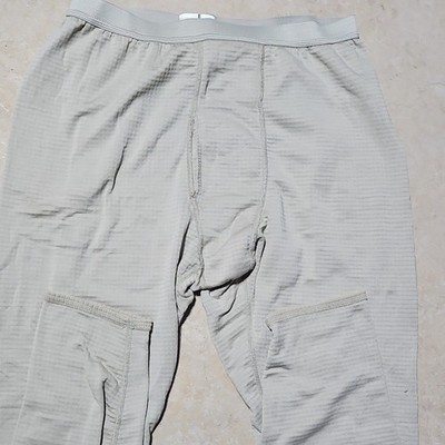 Polartec Gen III Cold Weather Men's Thermal Fleece Leggings L Long Beige