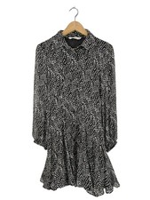 ZARA Abito estivo Donna Abito Taglia IT 40 nero-bianco stile casual