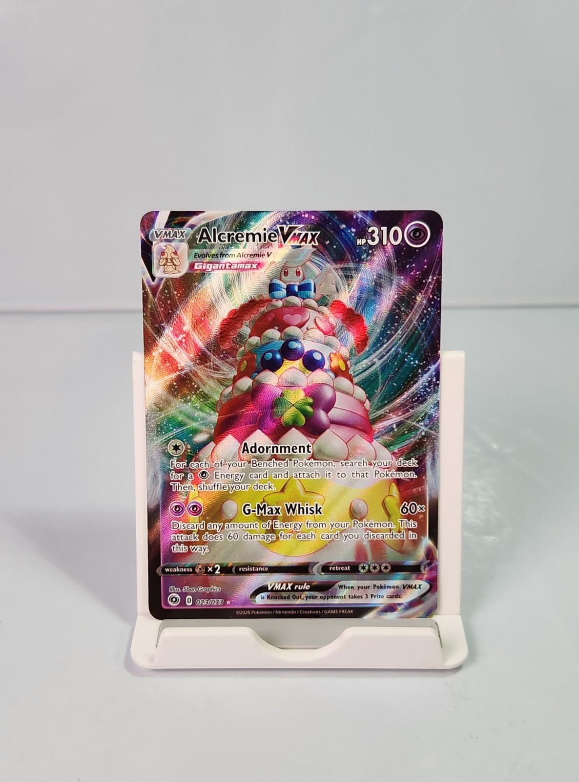 Alcremie VMAX 023/073 Ultra Rare Full Art Champions Path Pokemon