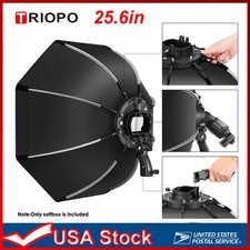 TRIOPO 25.6in/65cm Octagon Outdoor SoftBox diffuser For Godox TT685 AD200Pro
