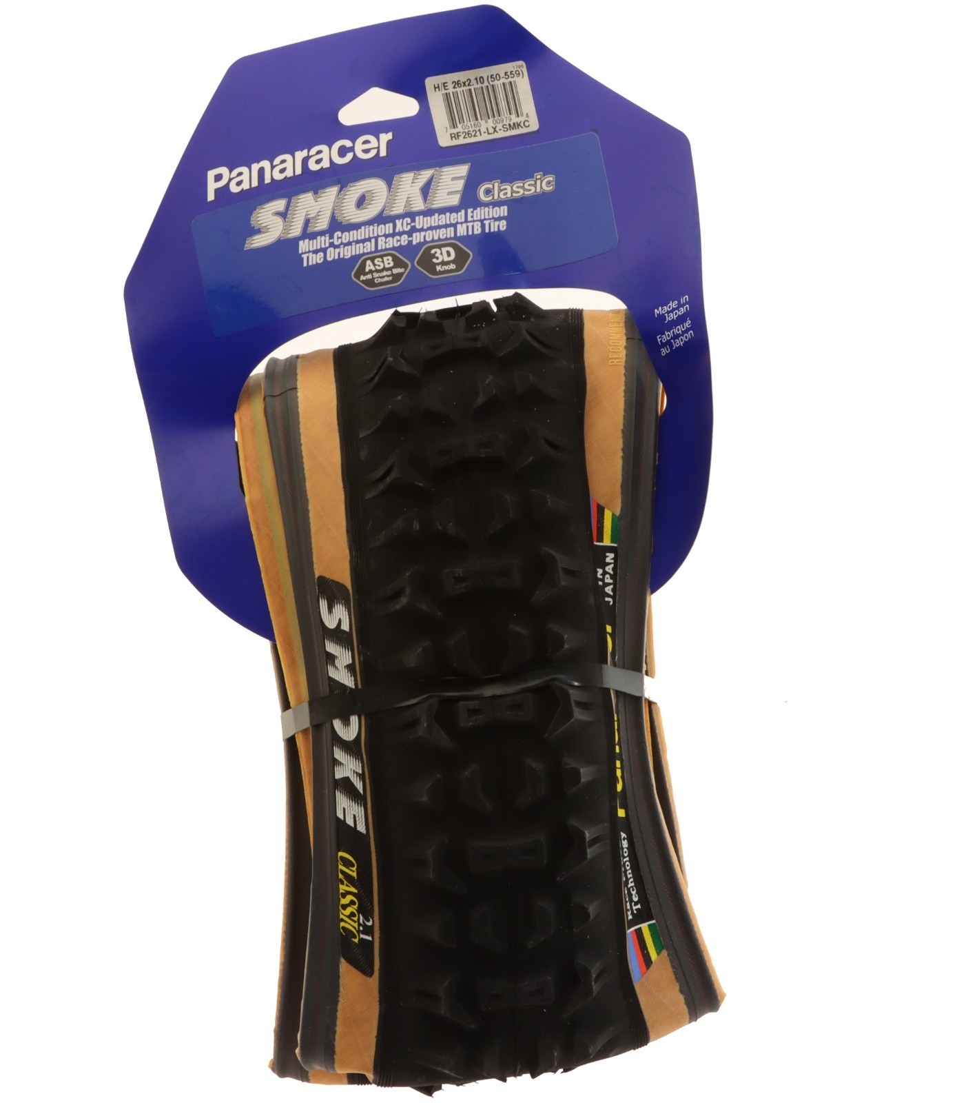 Panaracer Smoke Classic Rear MTB Folding Tire 26" x 2.10" Bl