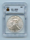 2024 American Silver Eagle 1 OZ ICG MS69