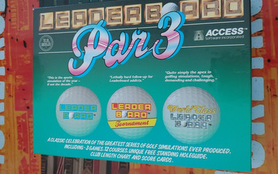 Leaderboard Par 3 (1986) Spectrum 48k 128k (2 Tapes, Manuals, Box) classic 8-bit