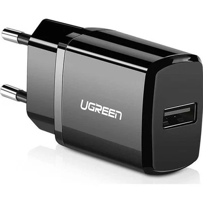 Ladegerät USB-A 10W 2A Ugreen Netzladegerät Wandladegerät Netzlader Schwarz - Bild 1 von 4