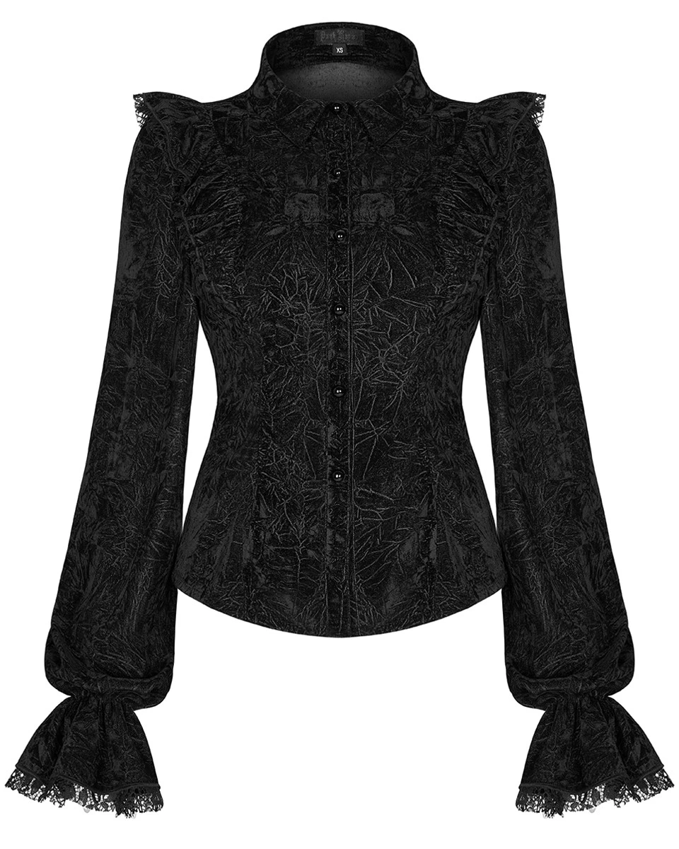 Camicia Donna Gotica Stampa Teschio Gilet Senza Maniche Tank Top