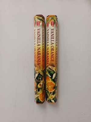 HEM Räucherstäbchen VANILLE ORANGE 1x20Stk. Original aus Indien Incense Sticks 