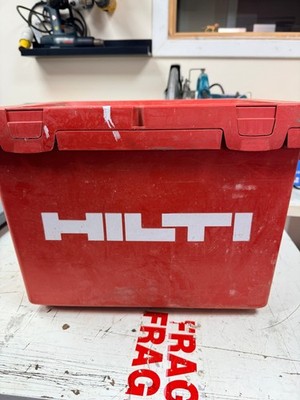 Hilti Aufbewahrungsbox Koffer für DX Nägel Ladungen Befestigungen rot Kunststoff Werkzeugtonne