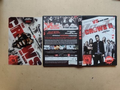 Eastern Action Brutal DVD Film The Crows Zero II FSK18 mit 3D Cover
