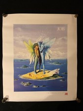 AFFICHE JOB Le Papier « Une histoire d’amour entre l’eau et le bois »  Siudmak