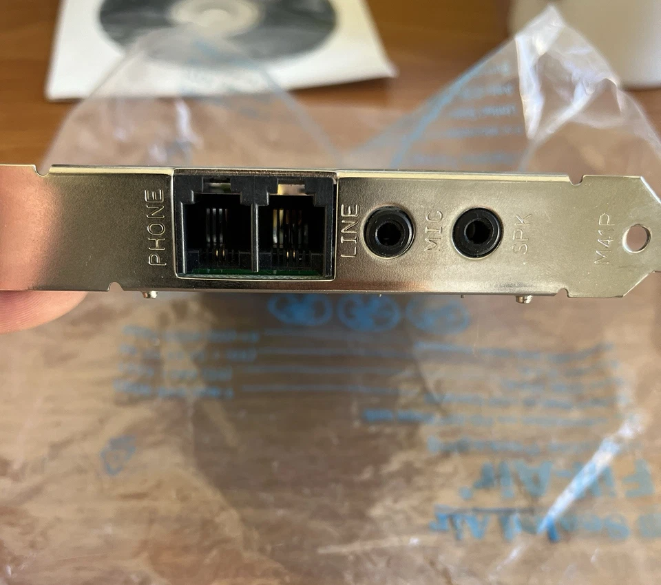 Motorola 56K High Speed Internal ISA Data/Fax/Voice Modem PCI Card (WS-5614PSL) - Image 2 of 3