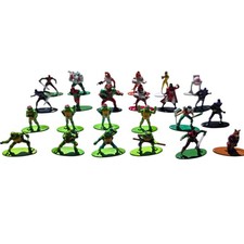 Teenage Mutant Ninja Turtles TMNT Die Cast Metal Figures Lot of 24 Jada Nano