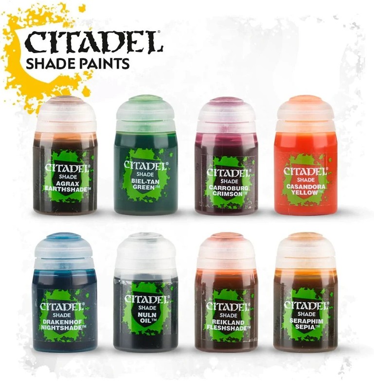 Citadel Shade Paints – 18ml Pots | Official Games Workshop | Warhammer 40K