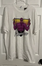 Brisco Brands Short Sleeve The Phantom NWT White Graphic Tshirt Size 2xl