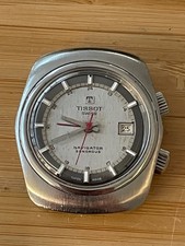 Tissot Sonorous Navigator  17 jewels 37mm Spares Or Repair not running Used
