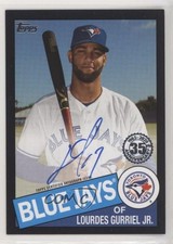2020 Topps 1985 Baseball Series 2 Black /199 Lourdes Gurriel Jr #85A-LG Auto 1j2