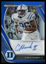 2021 Panini Prizm Draft Picks #DPA-CRU Chris Rumph II Autographs Blue #/149