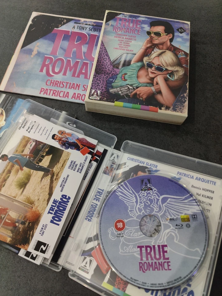 True Romance Arrow Limited Edition UK Region B Blu-ray Damaged - Image 4 of 4