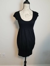 Kensie Black Short Sleeve Jersey Midi Dress | Women's | Size Small