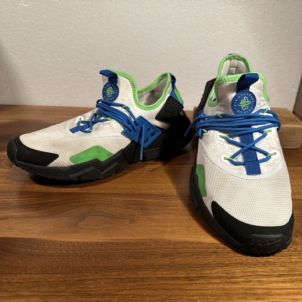 Nike Air Huarache Drift Scream Green Training Shoes Mens Size AH7334-102