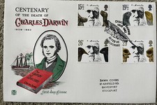 Product Image: Centenary Of The Death Of Charles Darwin 1982 Shrewsbury Dawn First Day Cover