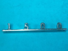 Fiat 1500 Metal Emblem Nameplate Stemma Genuine NOS