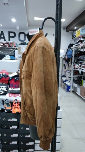 GIUBBOTTO Renna/ Pelle Uomo Man Marroncino VINTAGE tg M MON1433LZ - Picture 3 of 7