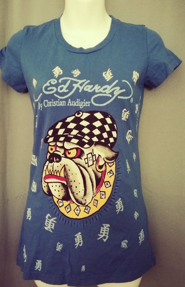 売れ筋商品|||レ ドゥ Tシャツ レディース トップス BULLDOG UNISEX - Polo shirt - duffel bag green/ivory Ed Hardy New With Tag Women 