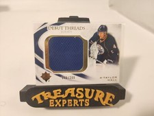 2010-11 UD Ultimate Collection #DT-TH Taylor Hall Debut Threads 40/200 Oilers