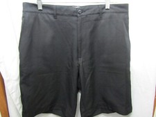 MENS PGA TOUR GRIP WAIST 5 POCKETS BLACK GOLF SHORTS SIZE 34 INSEAM 10"