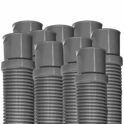 Puri Tech Heavy Duty Above Ground Pool Filter Hose, 1.5 in x 3 ft - 9 pack