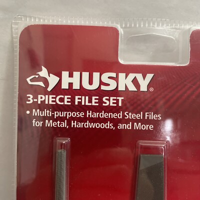 Husky Multi-Purpose File Set 3-Piece Set, Red - H3PCFS | eBay