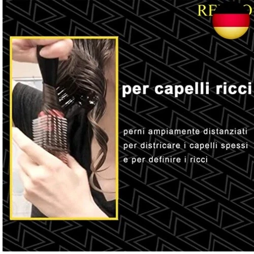 Haarbürste Ohne Ziepen Kamm Hair Brush d3 Bürste Für Tangle Locken Teezer Lo - Bild 2 von 6