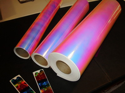 fish lure uv tape Transparent Rainbow Scale 2x6 sheets. UV Lure Tape | Haat
