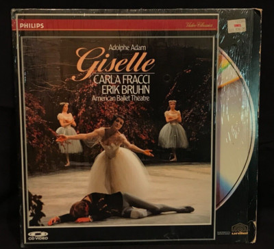 Adolphe C. Adam Giselle 12 inch VIDEO CD Carla Fracci Erik Bruhn NOT A LASERDISC