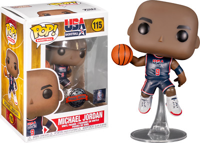 Funko Pop! MICHAEL JORDAN #9 USA BLACK JERSEY CONCORDS NBA BASKETBALL
