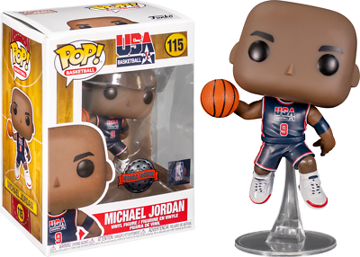 Funko Pop! MICHAEL JORDAN #9 USA BLACK JERSEY CONCORDS NBA